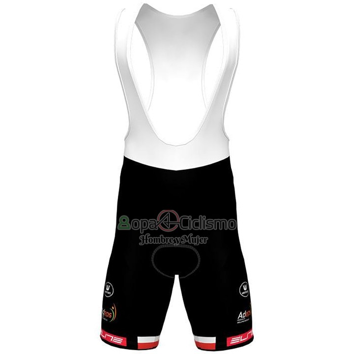 Allonie Bruxelles Ropa Ciclismo Culotte Corto 2021 Hombre Mangas Cortas Blanco